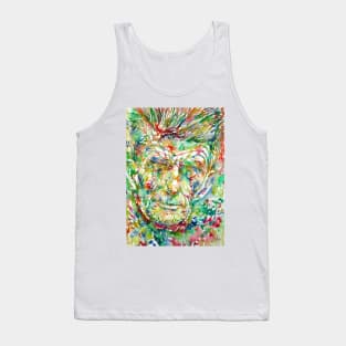 SAMUEL BECKETT watercolor portrait .4 Tank Top